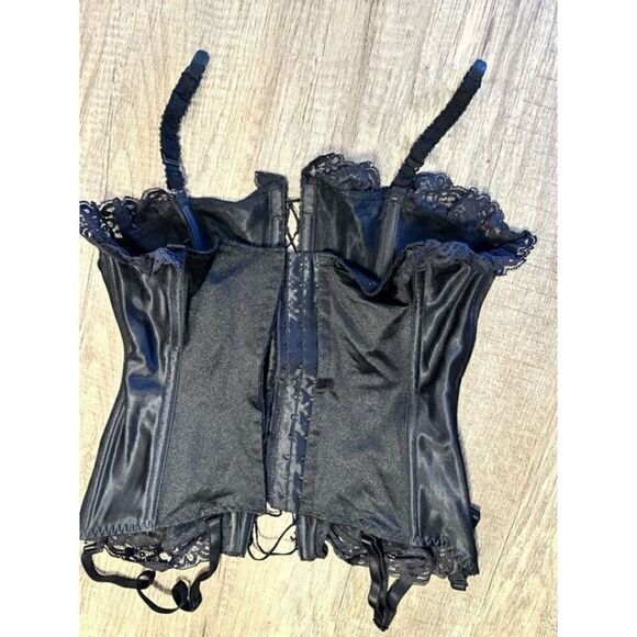 Gossard Vintage Cage Front Lace Trim Corset - Picture 6 of 12